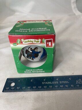 Hand Painted Christmas Ornament Inside Painted Holiday Style Dollar General
